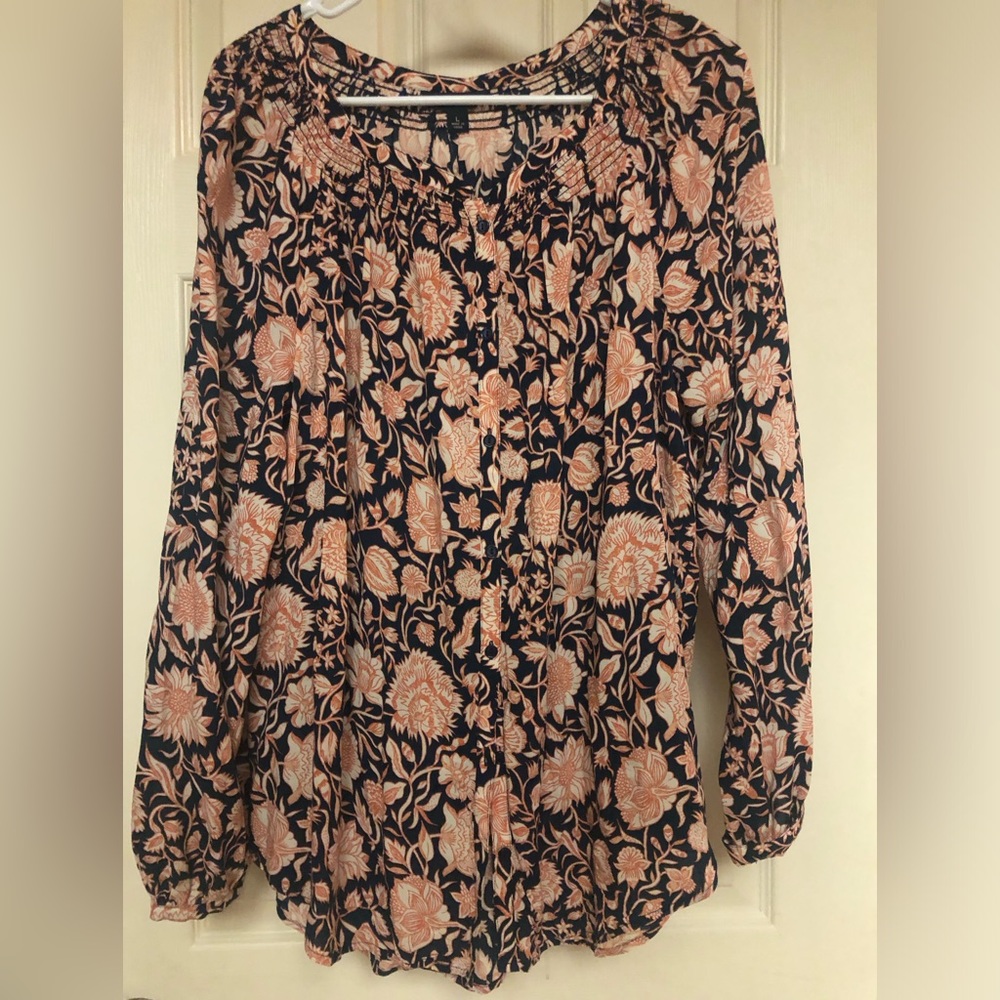 Women’s Lucky Brand Large long sleeve blouse
